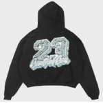 synasworld Black Central Cee 23 Pullover Hoodie
