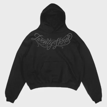 synasworld Black Central Cee 23 Pullover Hoodie