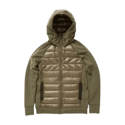 Olive Green Syna World Puffer Jacket Hooded