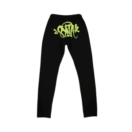Black/Green Sweatpants Syna World Logo