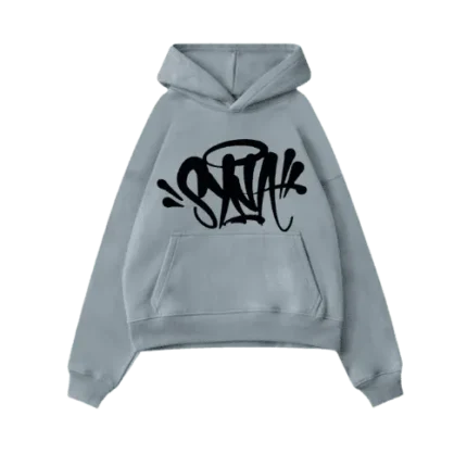 Grey Hoodie Syna World Logo