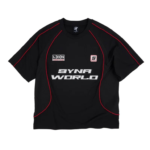 SYNA Black Tee Perforated