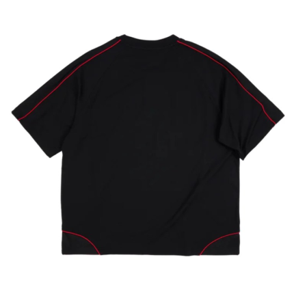 SYNA Black Tee Perforated