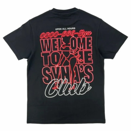 Black T Shirt Syna World New