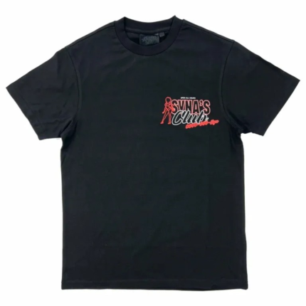 Syna Black Mobile T Shirt