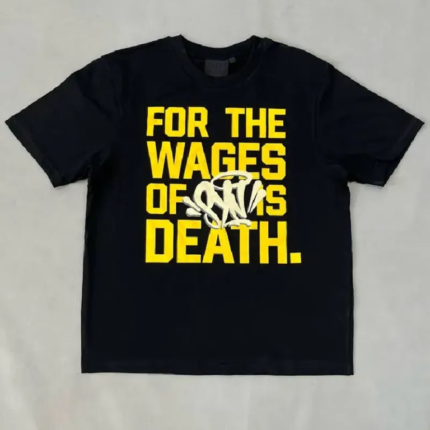 Syna Black Wages Death Tee