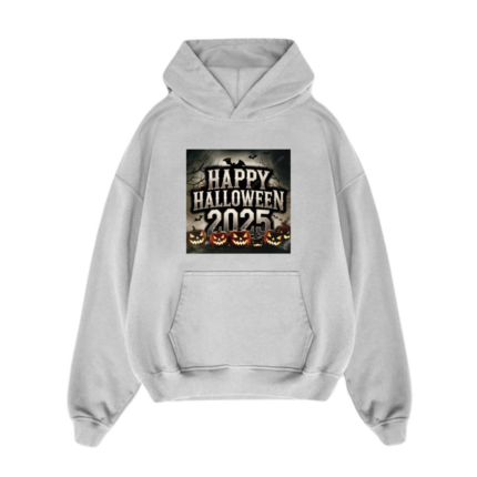 Syna Grey Halloween Hoodie 2025