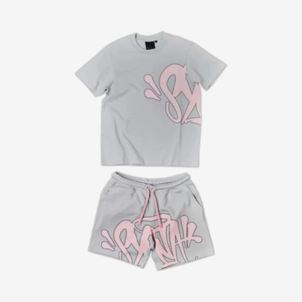 Syna World Tracksuit Pink and Grey