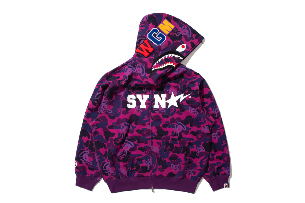 synasworld BAPE X CENTRAL CEE CAMO ZIP HOODIE Purple synasworld BAPE X CENTRAL CEE CAMO ZIP HOODIE Purple